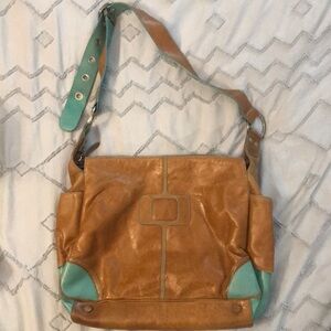 Angela Adams leather crossbody bag